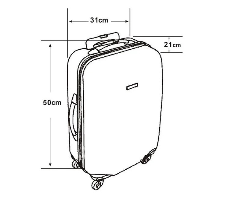 Valiza tip troler, pentru copii, cu dinozauri, roti rotative, 22L, 30x21x50 cm, bleu - 2 | YEO
