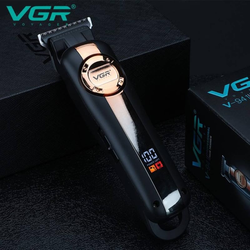Aparat de Tuns Fara Fir, VGR V-941, Bateroe 2000mAh, 5W, 3 Distantiere, Negru-Cupru - 3 | YEO