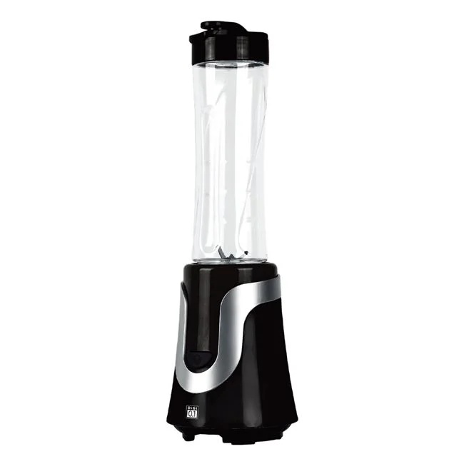 Blender mini portabil, electric, putere 300W, capacitate 600ml, negru - 2 | YEO