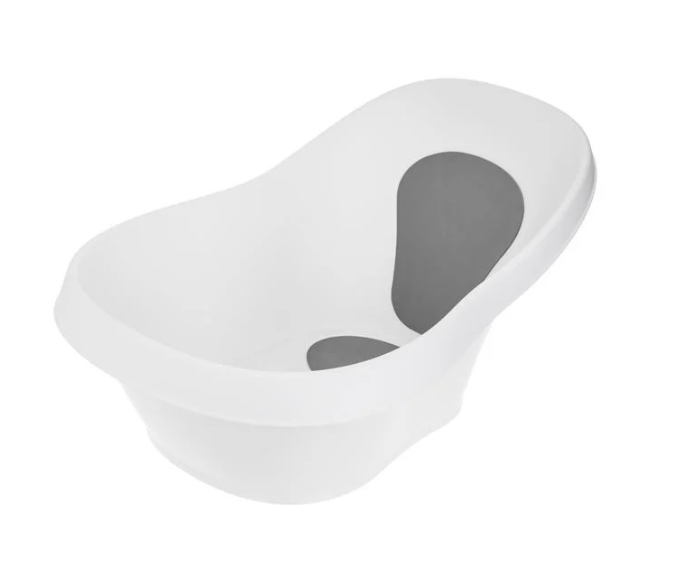 Cadita cu Spatar si Baza pentru Bebelusi, Comfort Spuma, 20L, 64x46.0x30.5cm, alb