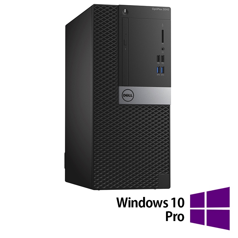 Calculator DELL Optiplex 3040 Tower Intel Core i3-6100 3.70GHz 4GB DDR3 500GB SATA + Windows 10 Pro