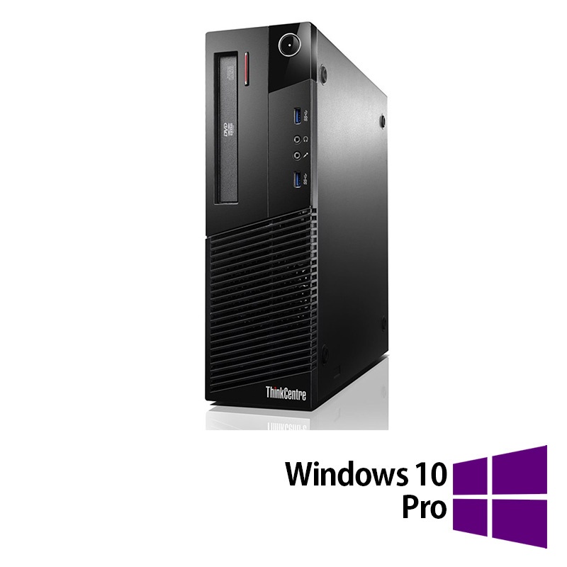 Calculator Refurbished Lenovo Thinkcentre M93 SFF Intel Core i5-4570 3.20 8GB DDR3 256GB SSD + Windows 10 Pro