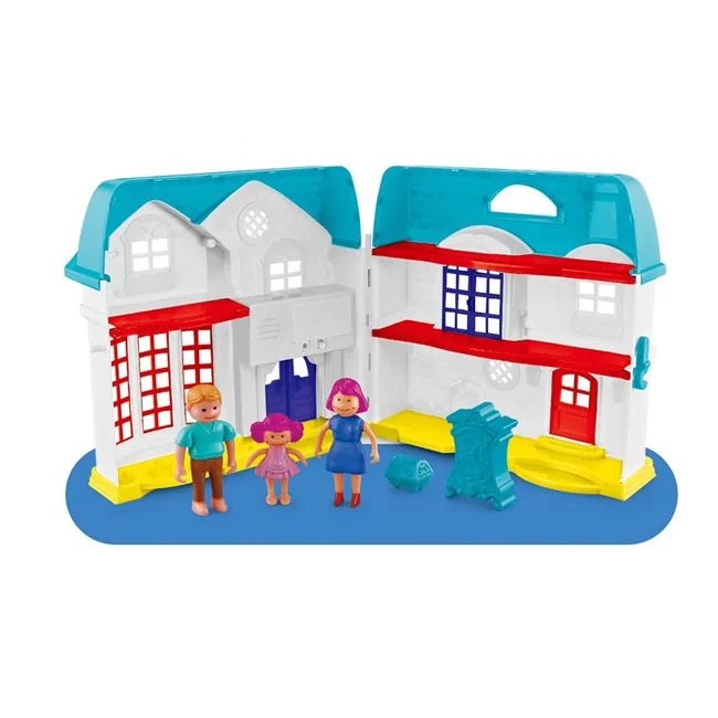 Casa de papusi cu sunet si lumina, accesorii incluse, varsta 3+ ani, 48x8x42cm, multicolor