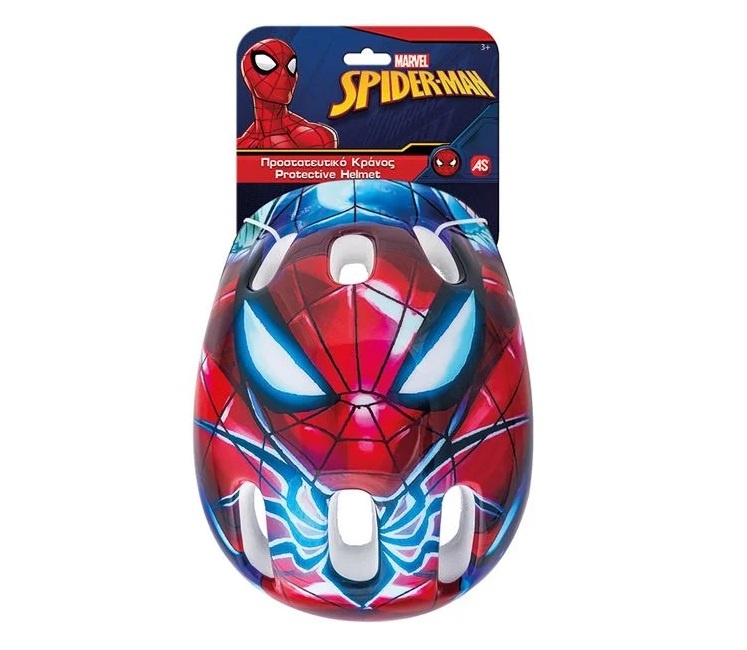 Cască de Protecție pentru copii, Spiderman, Mărimea M, rosu/albastru - 1 | YEO