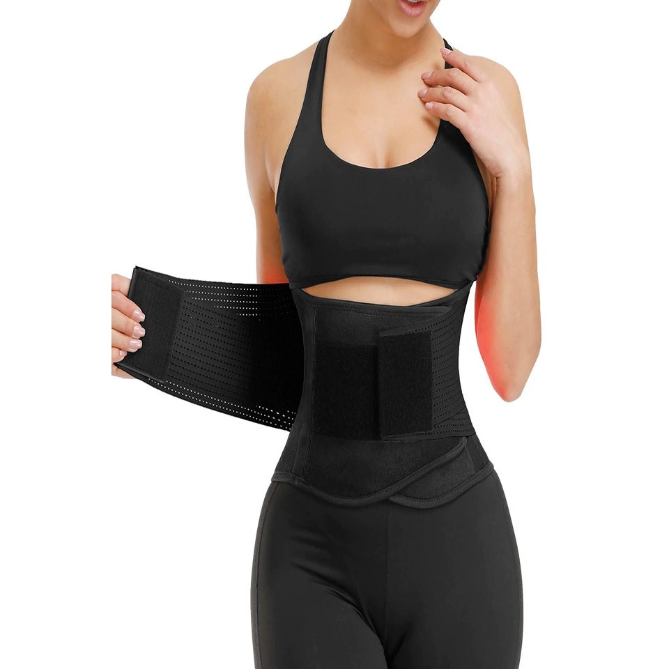 Centura modelatoare abdominala din neopren, pentru Slabit, Negru