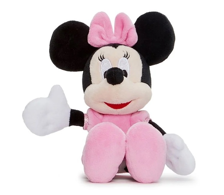 Figurină de Pluș Minnie Mouse, poliester, 20 cm, roz