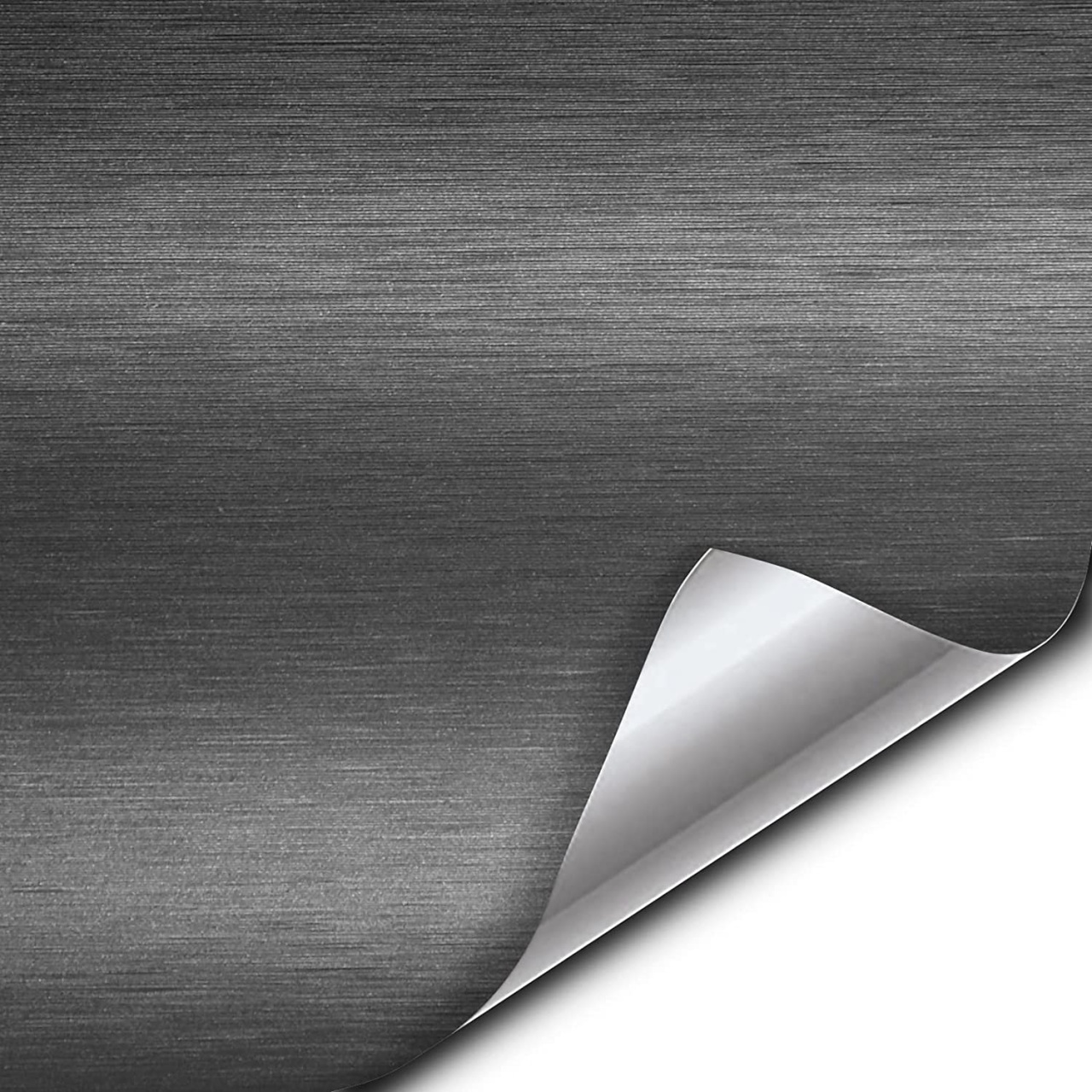 Folie colantare auto Aluminiu Polisat Antracit (1m x 1 52m)