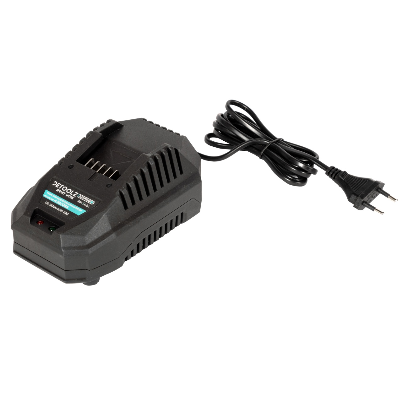 Incarcator rapid Detoolz pentru acumulator 20V incarcare 4.5A/h