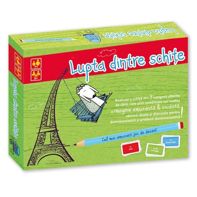 Joc de societate „Lupta dintre Schite”, varsta 7+ ani, multicolor