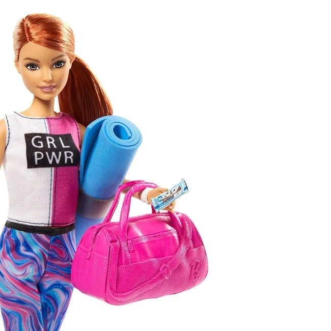 Jucarie Barbie Wellness ziua frumusetii, cu trei teme: spa, firness si relaxare, accesorii incluse, varsta 3+ ani, 15.2x6x33cm, multicolor - 3 | YEO