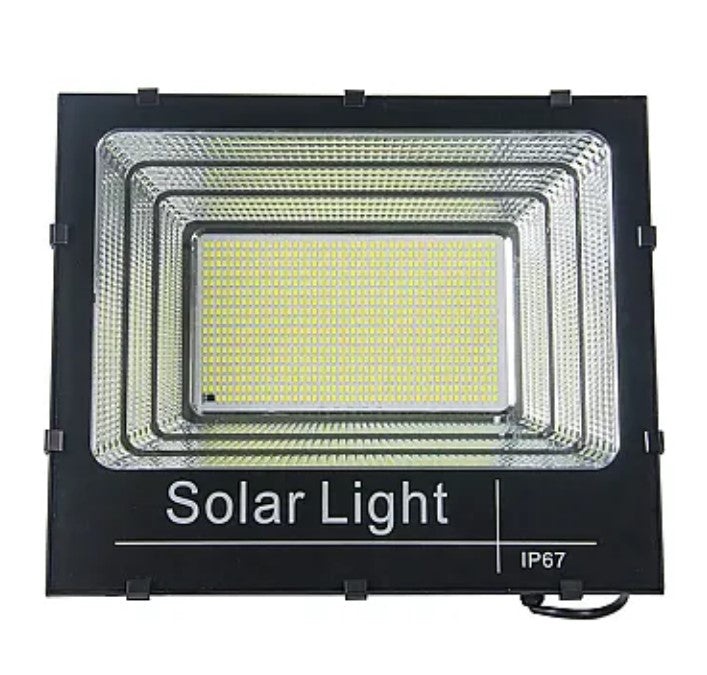 KIT Proiector 400w LED DIMABIL JORTAN cu Panou Solar si Telecomanda - 1 | YEO