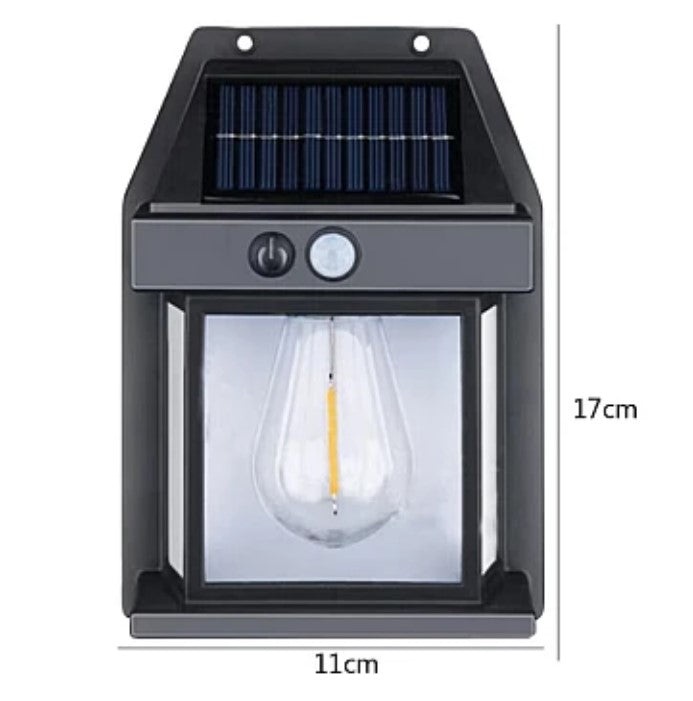 Lampa Led solara CB 888 cu senzor de lumina pentru perete putere 3W Negru - 3 | YEO