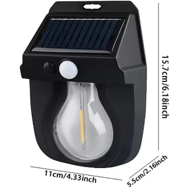 Lampa solara de perete stil BEC cu senzor miscare CL 227 pentru exterior - 2 | YEO