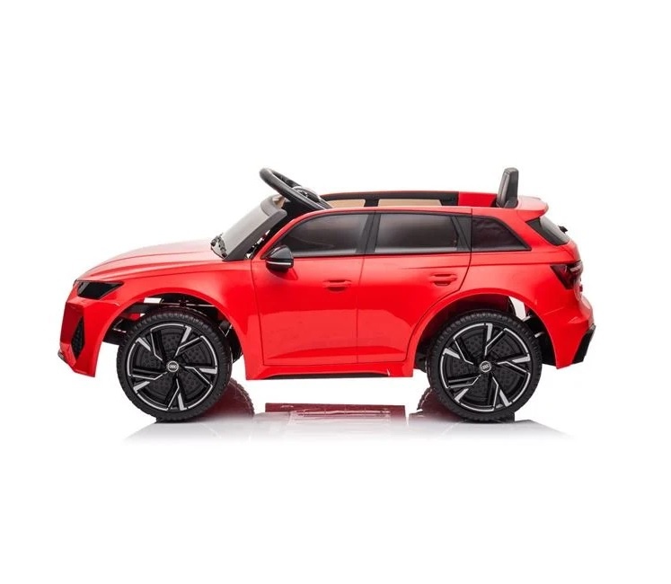 Masina Electrica cu Acumulator, model, Audi RS6, 6V 4.5AH si Telecomanda, 3-6 ani, 30 kg, Bluetooth, rosu - 1 | YEO