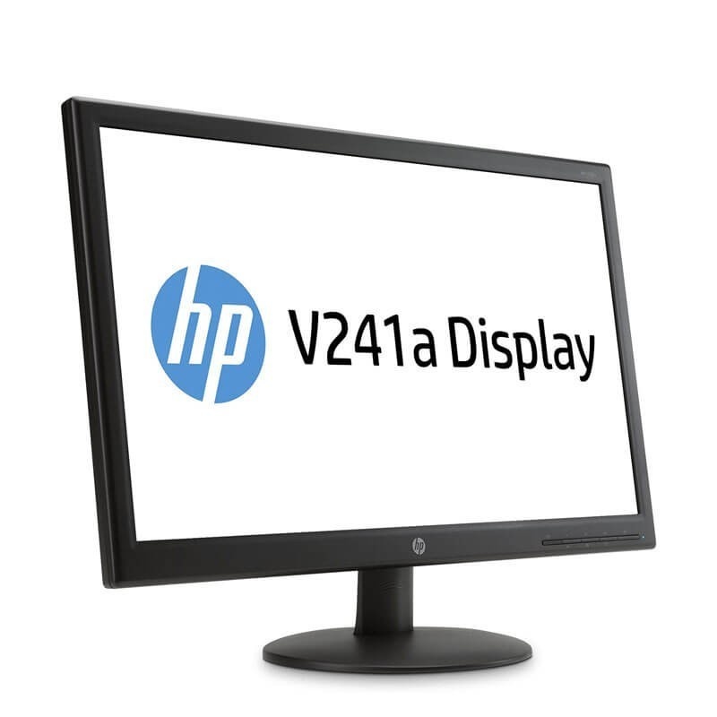 Monitor Refurbished HP EliteDisplay v241a 24 Inch Full HD MVA LED VGA DVI