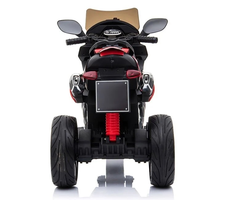 Motocicleta Electrica, 6V cu Sunet, 3-8 ani, MP3, 25 kg, rosu cu negru - 2 | YEO