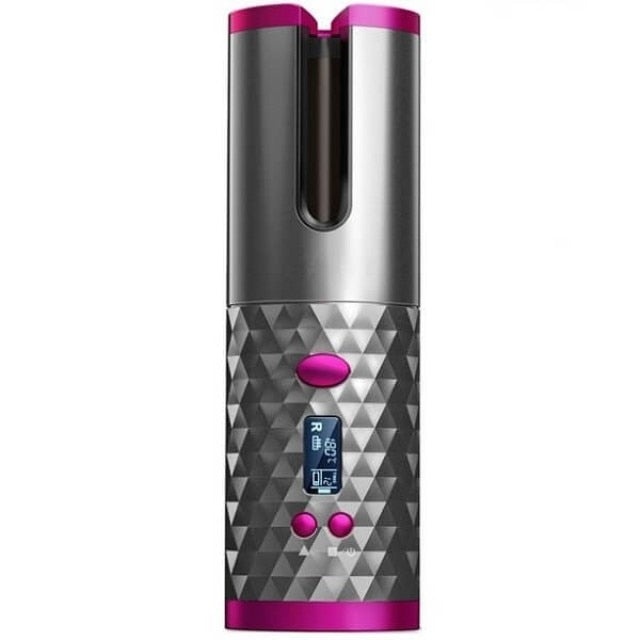 Ondulator de par automat, portabil, fara fir, cu alimentare prin USB, ecran LCD - 1 | YEO