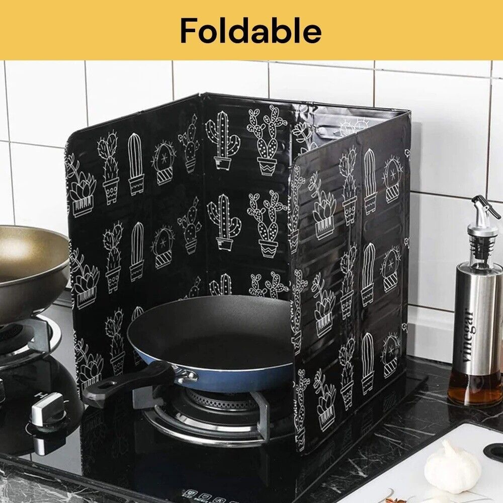 Protectie aragaz pentru gatit antistropire din aluminiu cu model - 2 | YEO