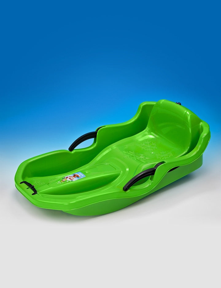 Sanie bob Marmat Speed pentru copii de 6 ani+, cu frana manuala si control directie, verde - 2 | YEO