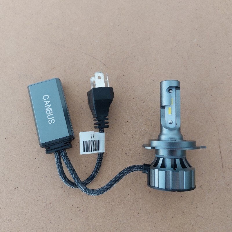 Set 2 becuri LED H4, Canbus, 120W, fara eroare, 12000LM, lumina alb-rece - 3 | YEO