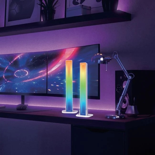 Set 2 buc Bara LED RGB
