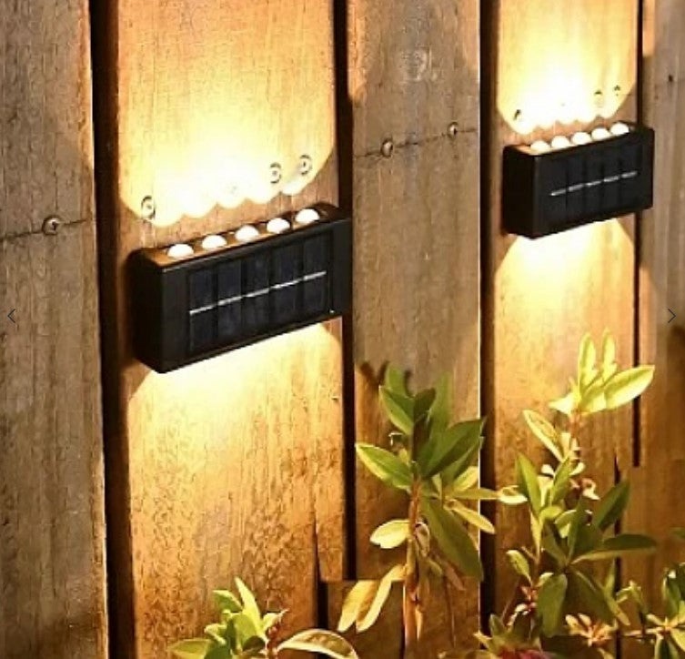 Set 2 Lampi Solare de Perete cu 5 led Iluminare Sus Jos - 2 | YEO