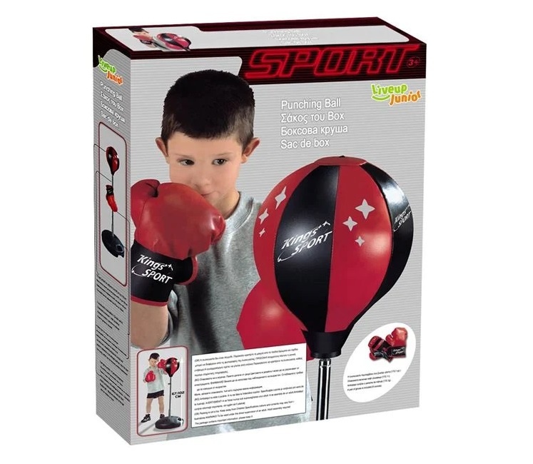 Set Minge de Box cu Manusi, pentru Copii, reglabil, 3 ani+