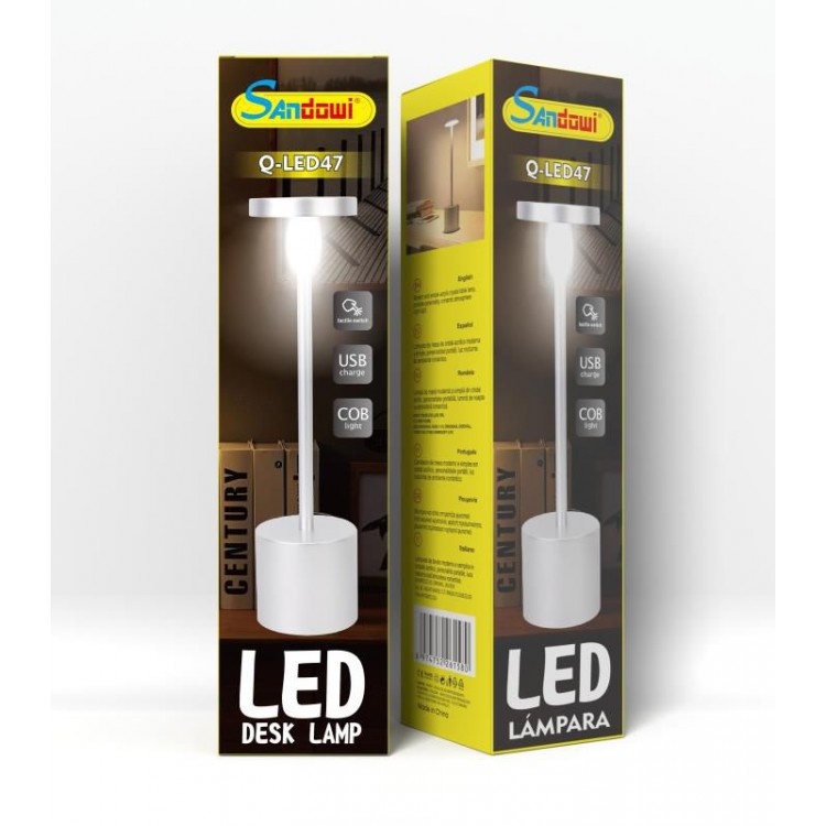 Veioza LED cu Touch Control, raincarcabila, de masa, 5W - 1 | YEO