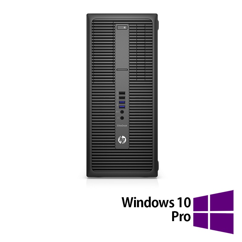 Calculator Refurbished HP 800 G2 Tower Intel Core i5-6500 3.20GHz 16GB DDR4 512GB SSD + Windows 10 Pro