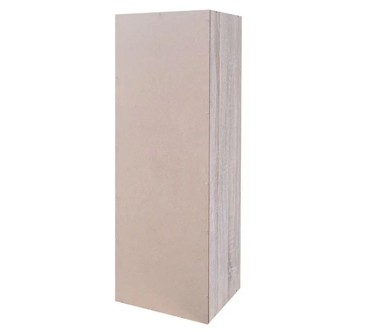 Etajera tip Biblioteca, cu 3 Rafturi, 30x23.5x89cm, alb/natural - 3 | YEO