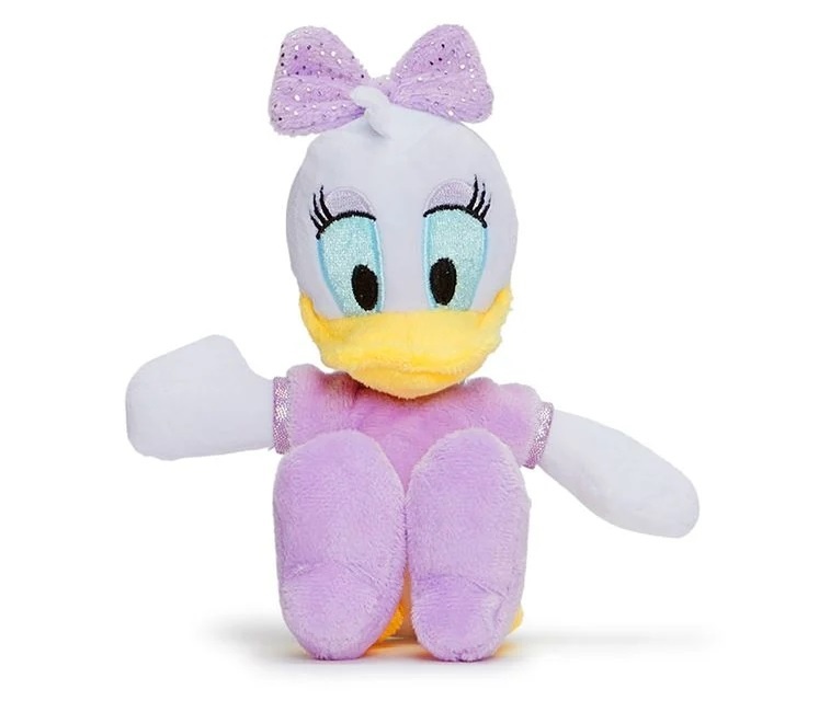 Figurină de Pluș Daisy Duck, poliester, 20 cm, alb/lila - 1 | YEO