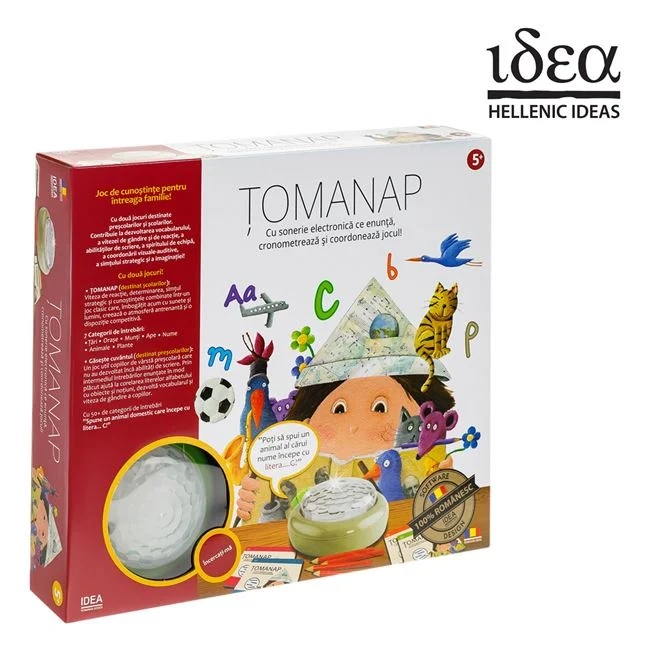 Joc de societate electronic „TOMANAP”, varsta 5+ ani, multicolor