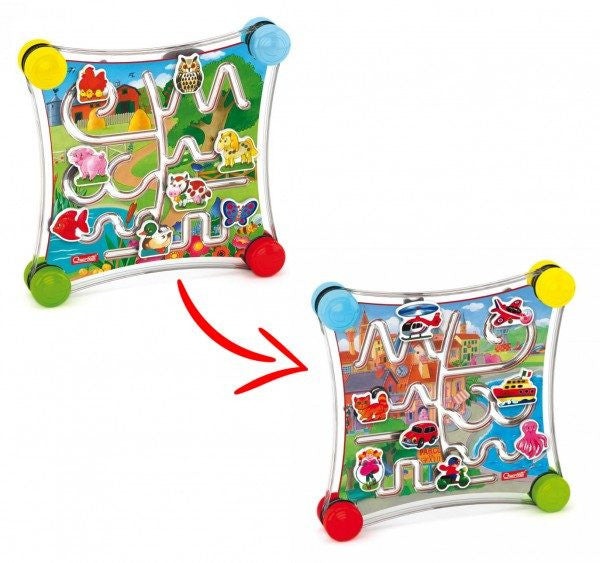 Joc labirint cu 2 fete Puzzle Labirinto Quercetti - 3 | YEO