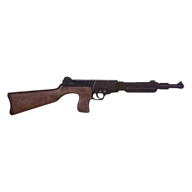 Jucarie arma realista Carabina, cu 8 gloante, cu maner din plastic si teava metalica, 64x3x18.5cm, negru-maro - 1 | YEO