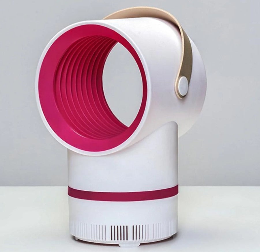Lampa UV anti tantari 5W, pentru interior sau exterior, alimentare cu cablu USB, alb cu roz - 1 | YEO
