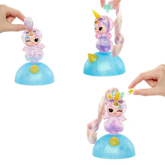 LOL Surprise papusa unicorn cu accesorii incluse, varsta 6+ ani, 10x10cm, roz-albastru - 3 | YEO