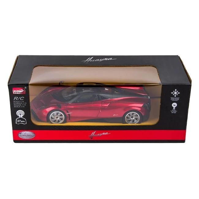 Masina sport Huayra, cu telecomanda, usi care se deschid manual si lumini, 33x14x9cm, rosu