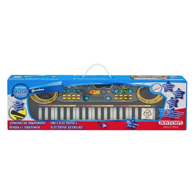 Orgă Muzicală cu 37 de Clape și Microfon, Funcții Demo, Înregistrare și Redare - 3 | YEO