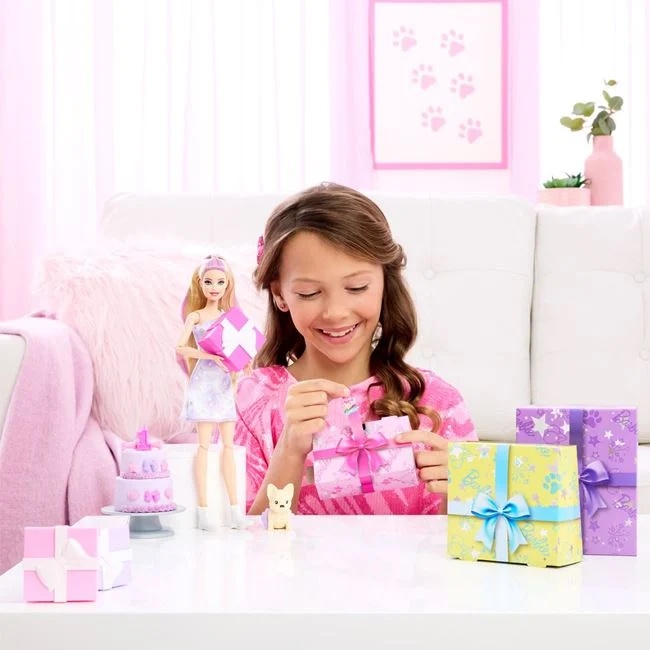 Papusa Barbie Party Unboxed Reveal (Blind Box), varsta 3+ ani, 11.5x8.3x33cm, multicolor