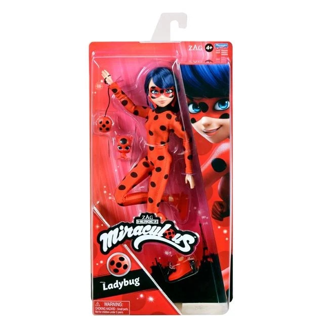 Papusa Miraculous Ladybag, varsta 4+ ani, 18x6x32cm, rosu-negru - 2 | YEO