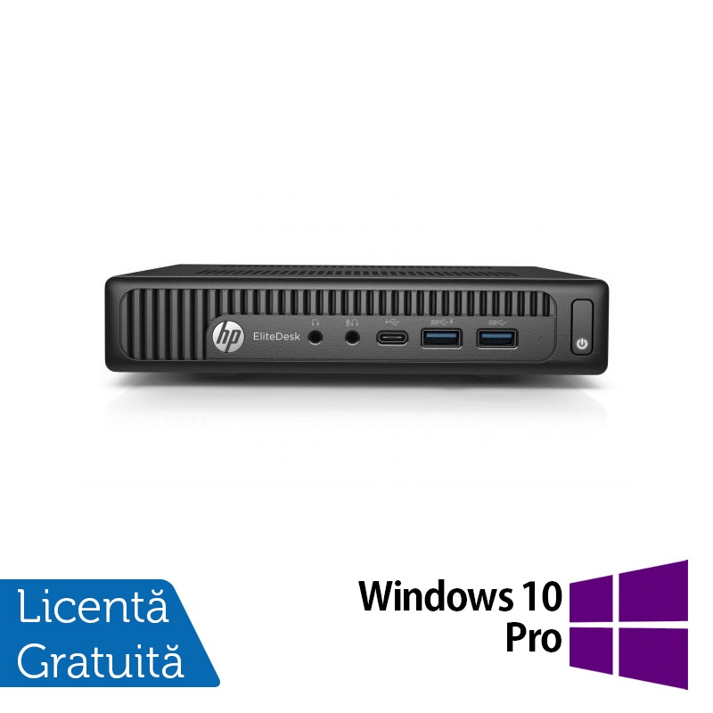 PC Refurbished HP Elitedesk 800 G2 Mini PC Intel Core i5-6500T 2.50GHz 8GB DDR4 256GB SSD + Windows 10 Pro