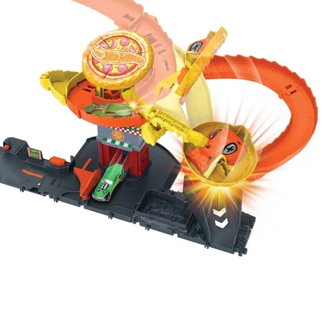 Pista Hot Wheels in forma de sarpe, include o masina, 40x10x25cm, multicolor - 2 | YEO