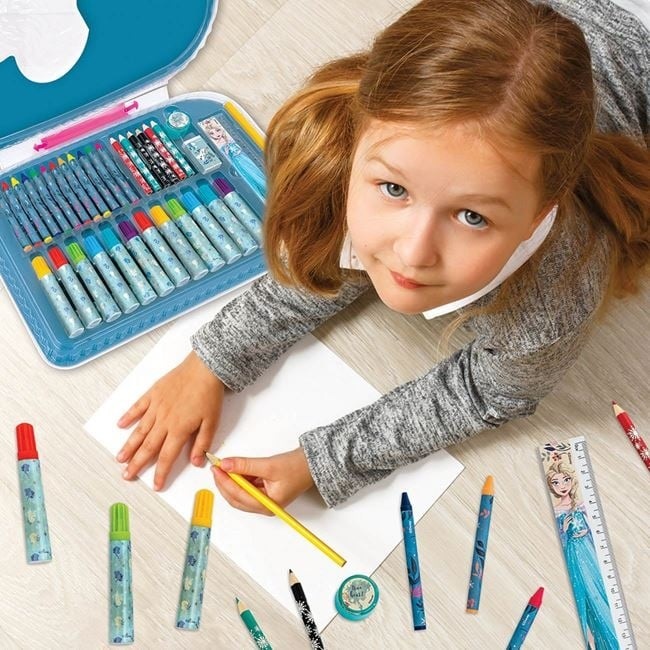 Servietă Creativă Frozen 2, cu 34 de Accesorii, 3ani+, 33x2x25cm - 2 | YEO