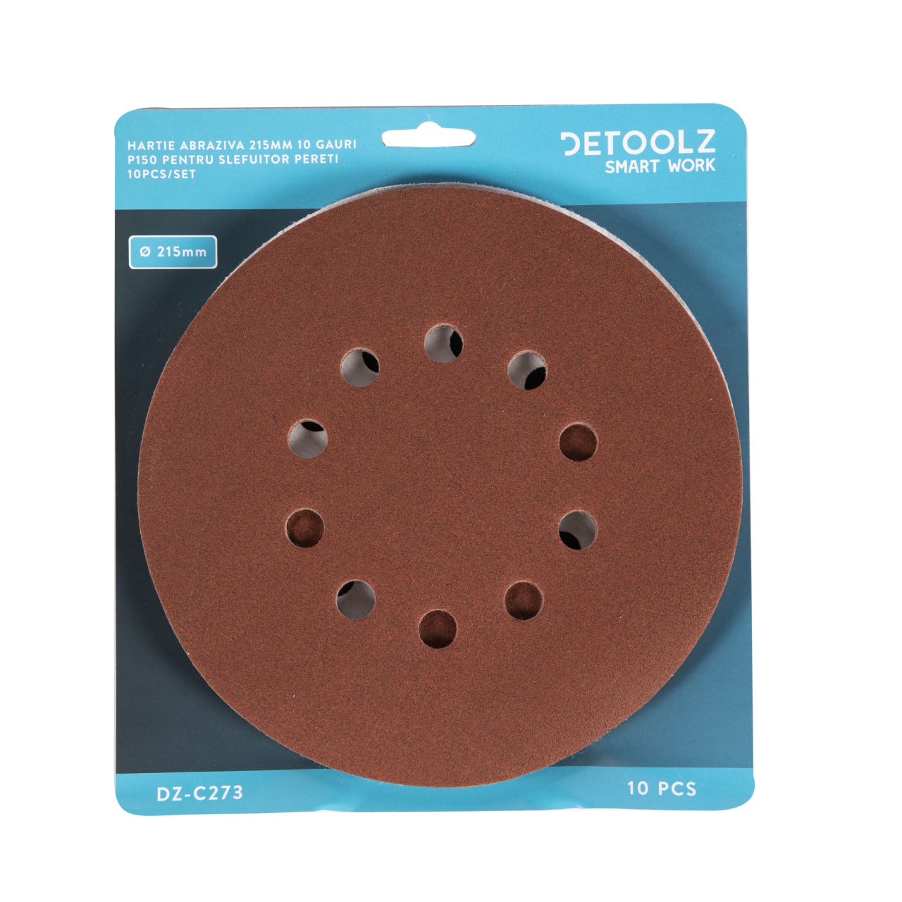 Set 10 hartie abraziva P150 10gauri 215mm - 1 | YEO