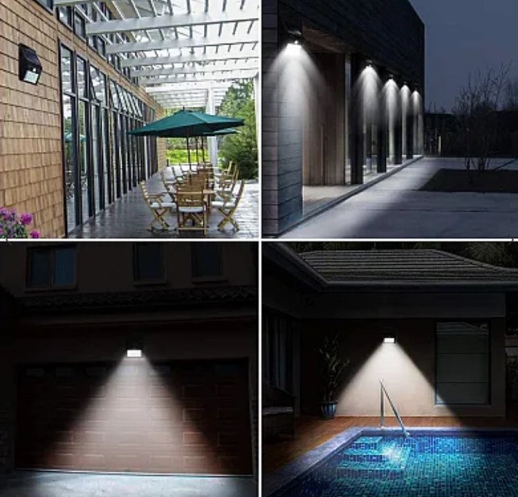Set 6 Lampi BRIGHT 30 LED Solare cu senzor de miscare si lumina 1 mod ILUMINARE - 1 | YEO