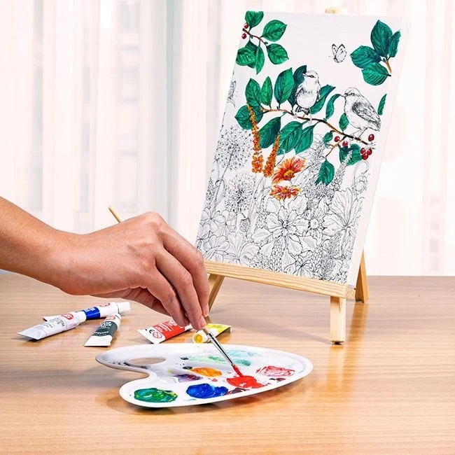 Set de Pictură Acrilica complet, 7ani+, 34x8x28 cm - 4 | YEO