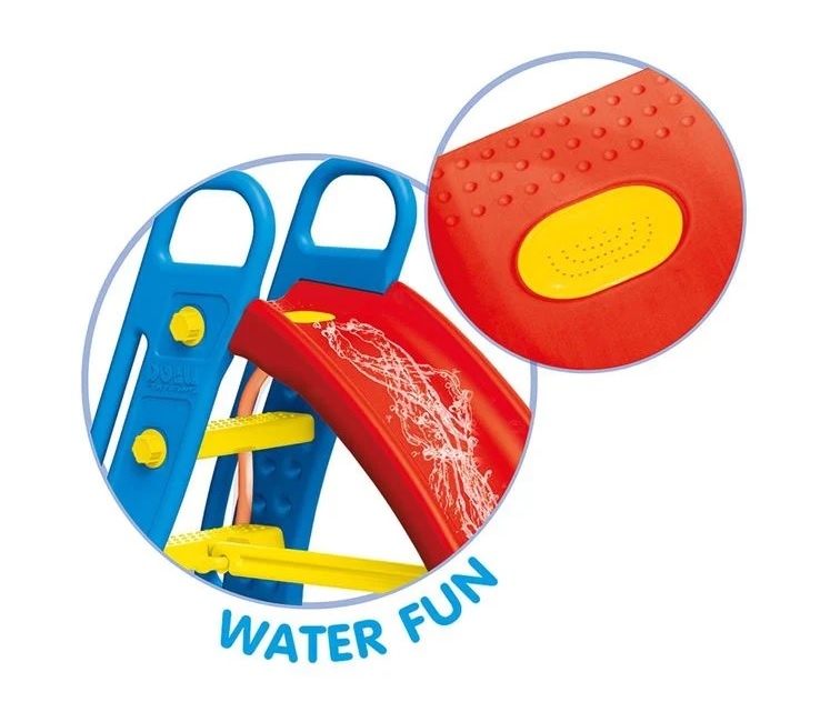Tobogan din Plastic Colorat, cu Gaura pentru Furtun de Apa, 24luni+, 25kg, 165x145x104cm - 2 | YEO