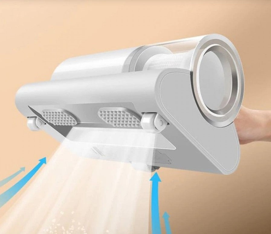 Aspirator de mana cu UV si filtru HEPA, anti-acarieni, fara fir, CM151, alb - 2 | YEO