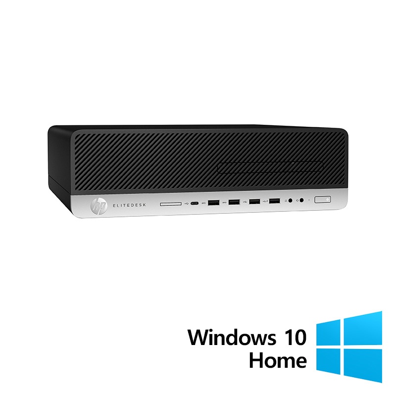 Calculator Refurbished HP ProDesk 800 G4 SFF Intel Core i5-8500 3.00 - 4.10GHz 8GB DDR4 256GB SSD + Windows 10 Home