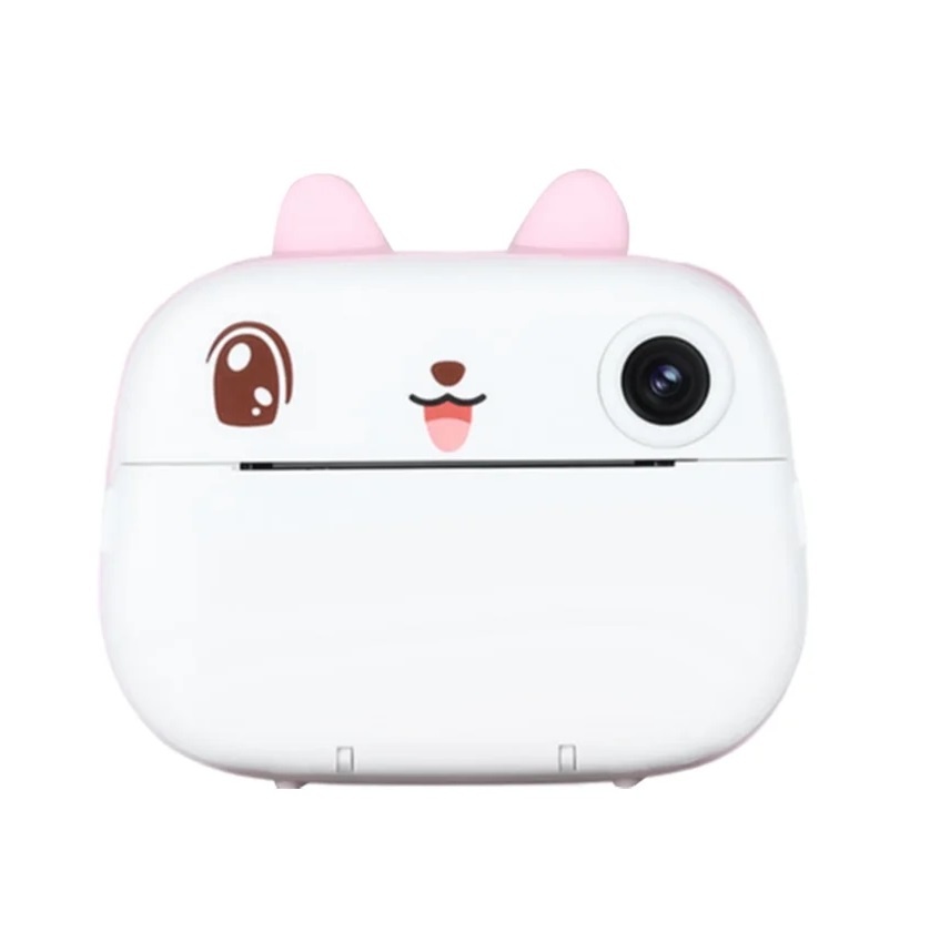 Camera foto-video pentru copii, cu functie de imprimare imediata, ecran de 2.4